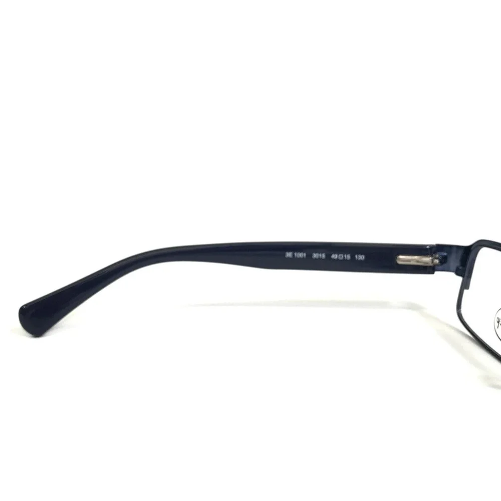 Disney Eyeglasses Frames Kids 3E 1001 3015 Blue Rectangular Full Rim 49-15-130